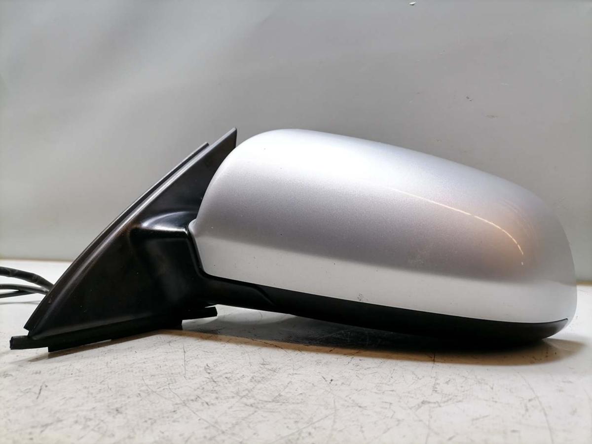 Audi A4 B6 original Au&szlig;enspiegel links elektrisch verstellbar LY7W Lichtsilber BJ02